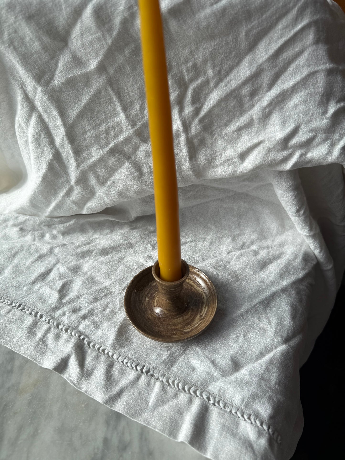 Marbled Candle Holder