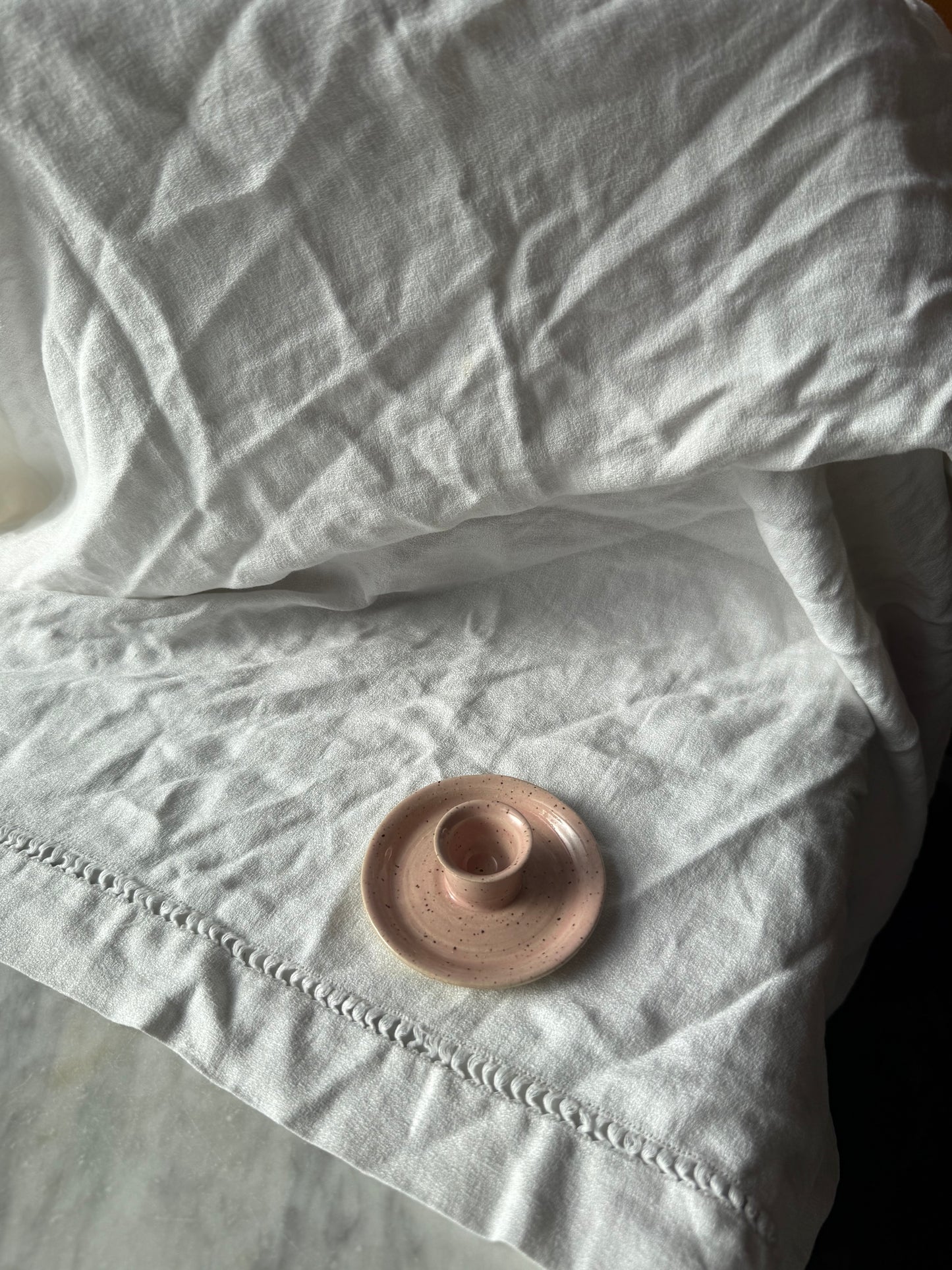 Pink Candle Holder