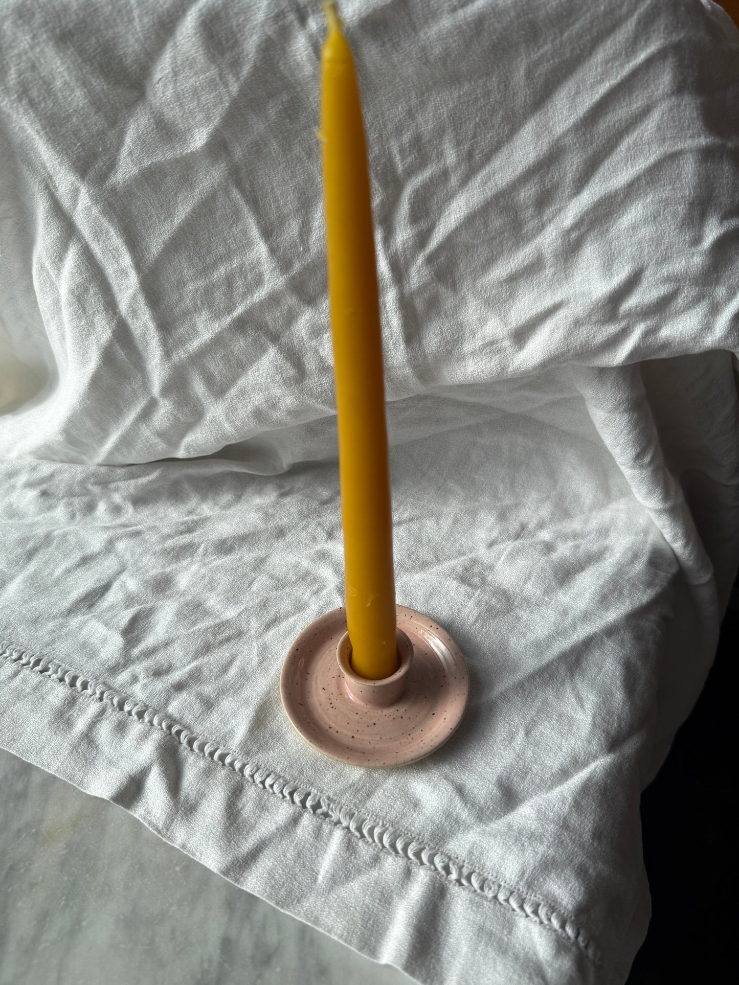 Pink Candle Holder