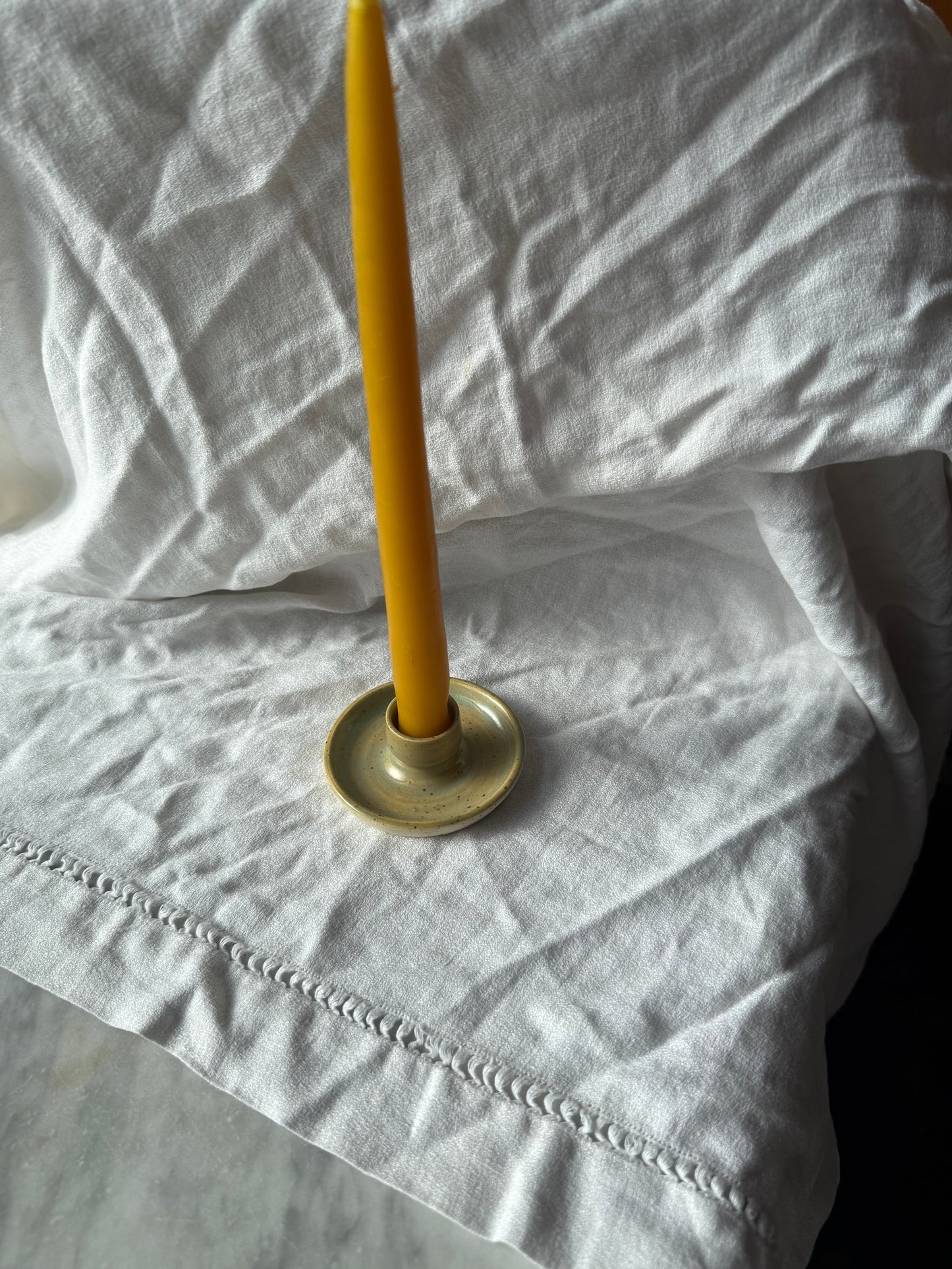 Light Green Candle Holder