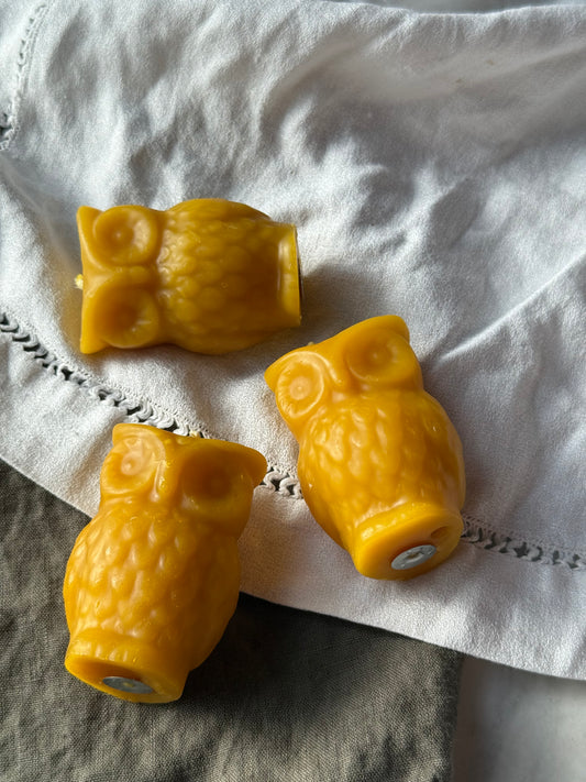 Owl Candle