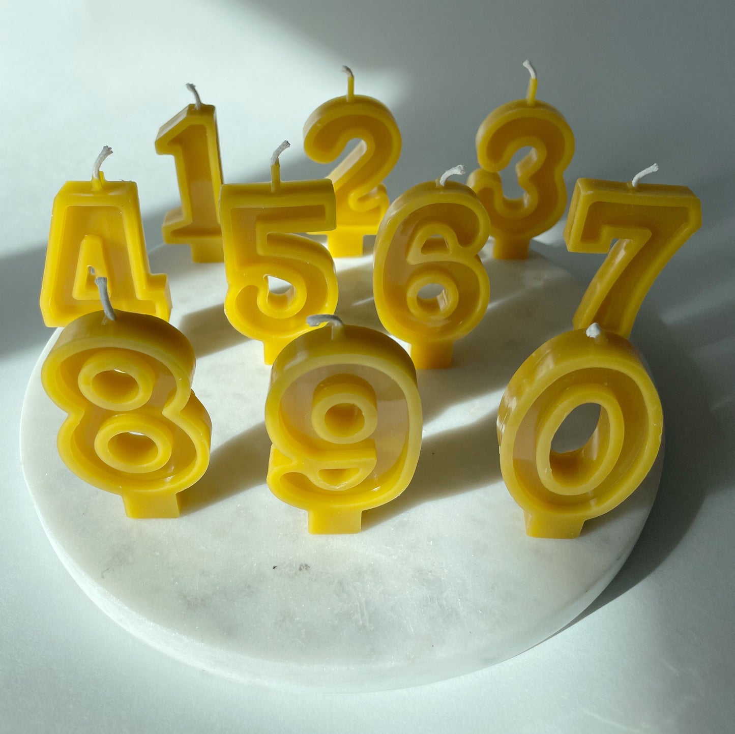 Numbered Birthday Candles