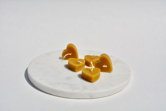Heart Shaped Tea Light Candles