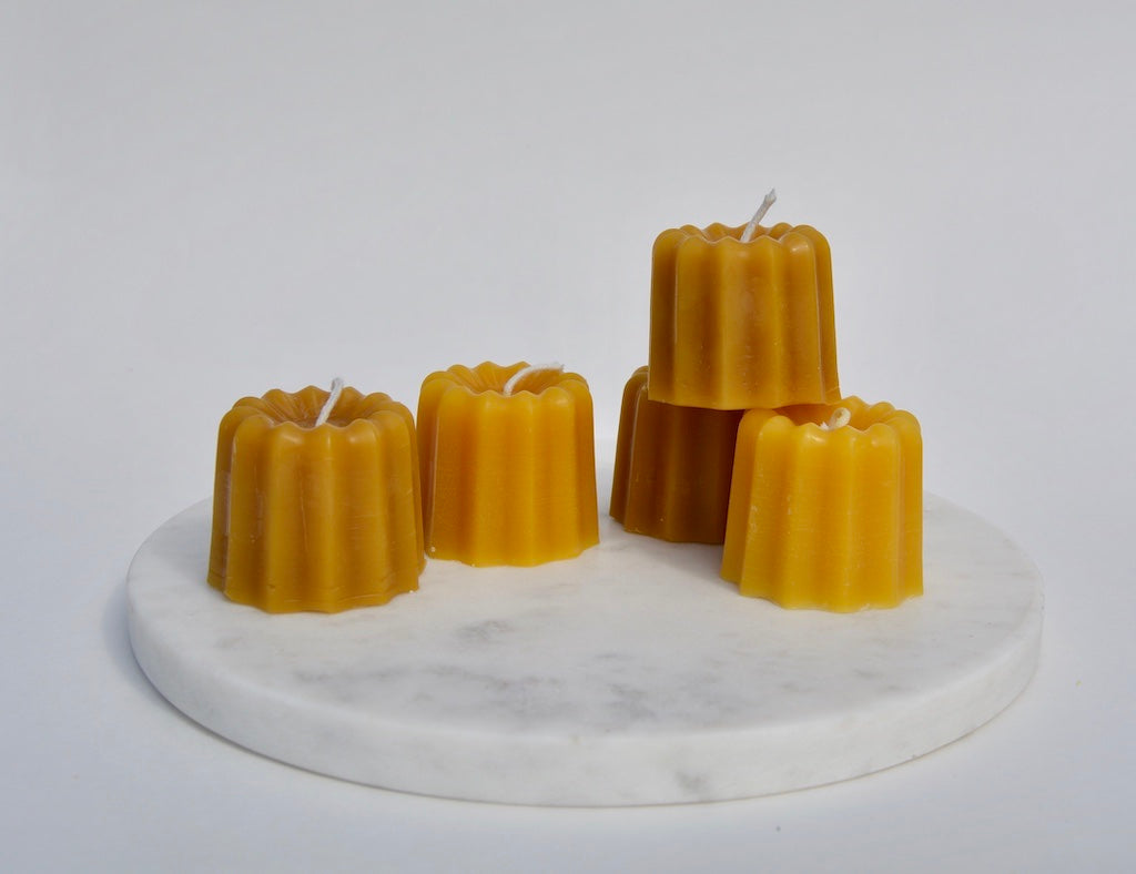 Ribbed Votive Candle
