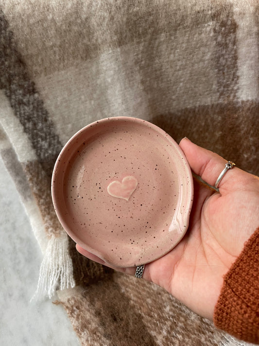 Pink Heart Spoon Rest