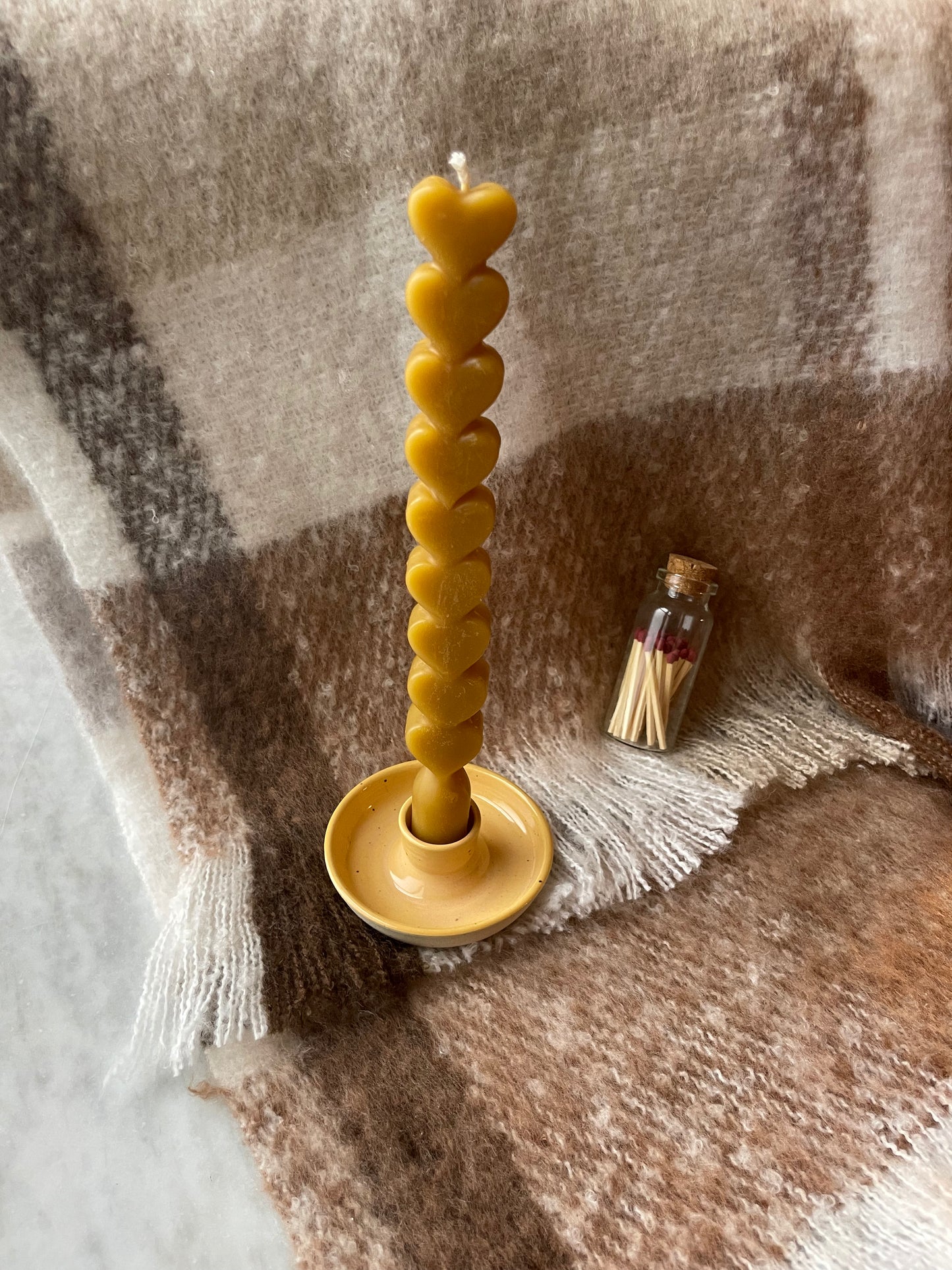 Yellow Candle Holder