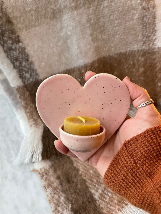 Pink Heart Wall Altar