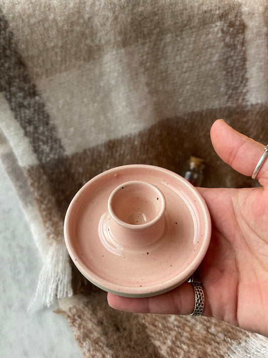 Pink Candle Holder