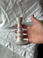 White Candle Holder