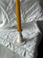 White Candle Holder