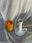 White Taper Candle Holder