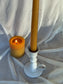 White Taper Candle Holder