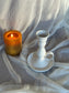 White Taper Candle Holder