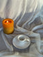 White Taper Candle Holder